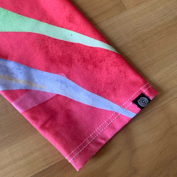 NWOT Tropical Print Tights: Onzie - Picture 9 of 13